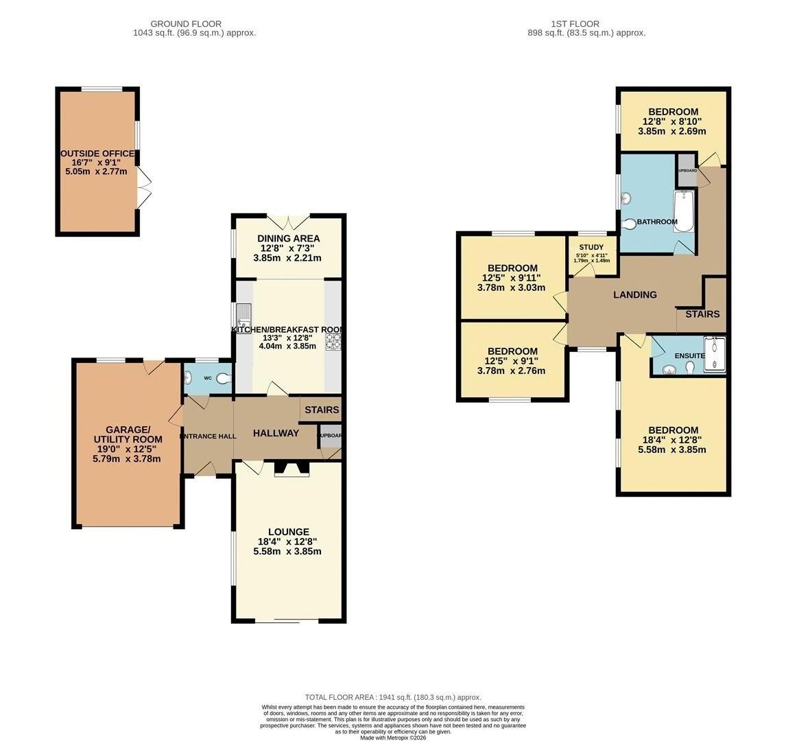 White Rose Cottage, Edenwall, Coleford floorplan