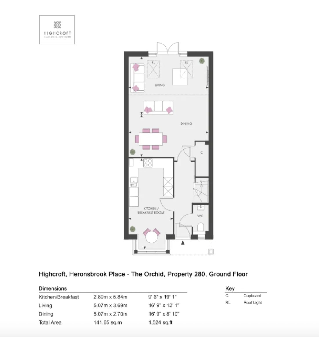 Highcroft, Matildas Place, Wallingford floorplan