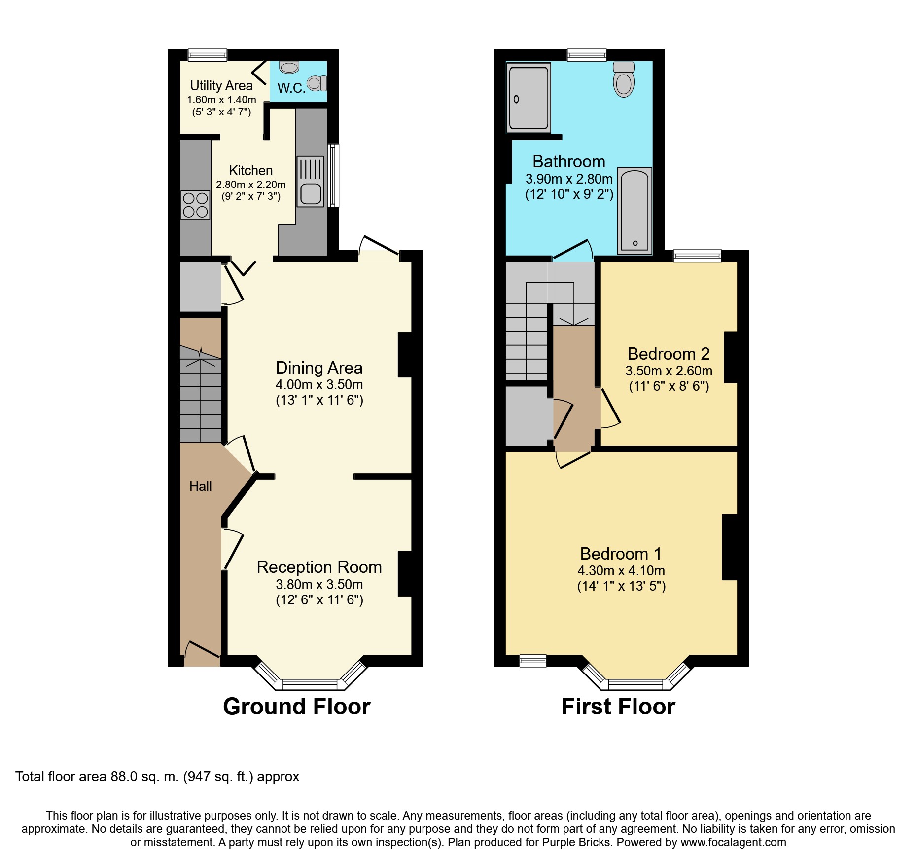 2 Bedrooms Terraced house for sale in Longhurst Road, London SE13