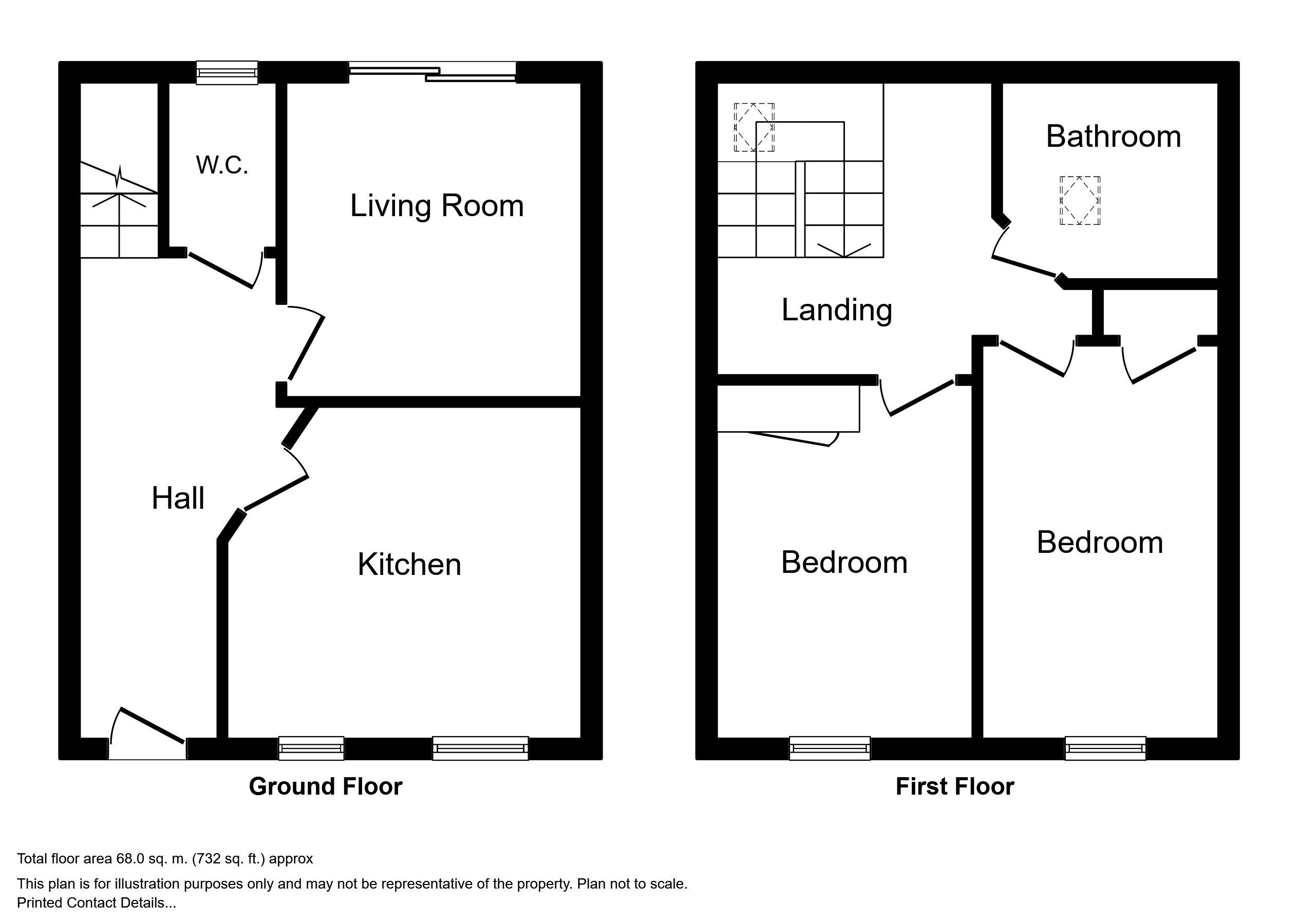 2 Bedrooms  to rent in Swanpool Walk, Worcester WR2