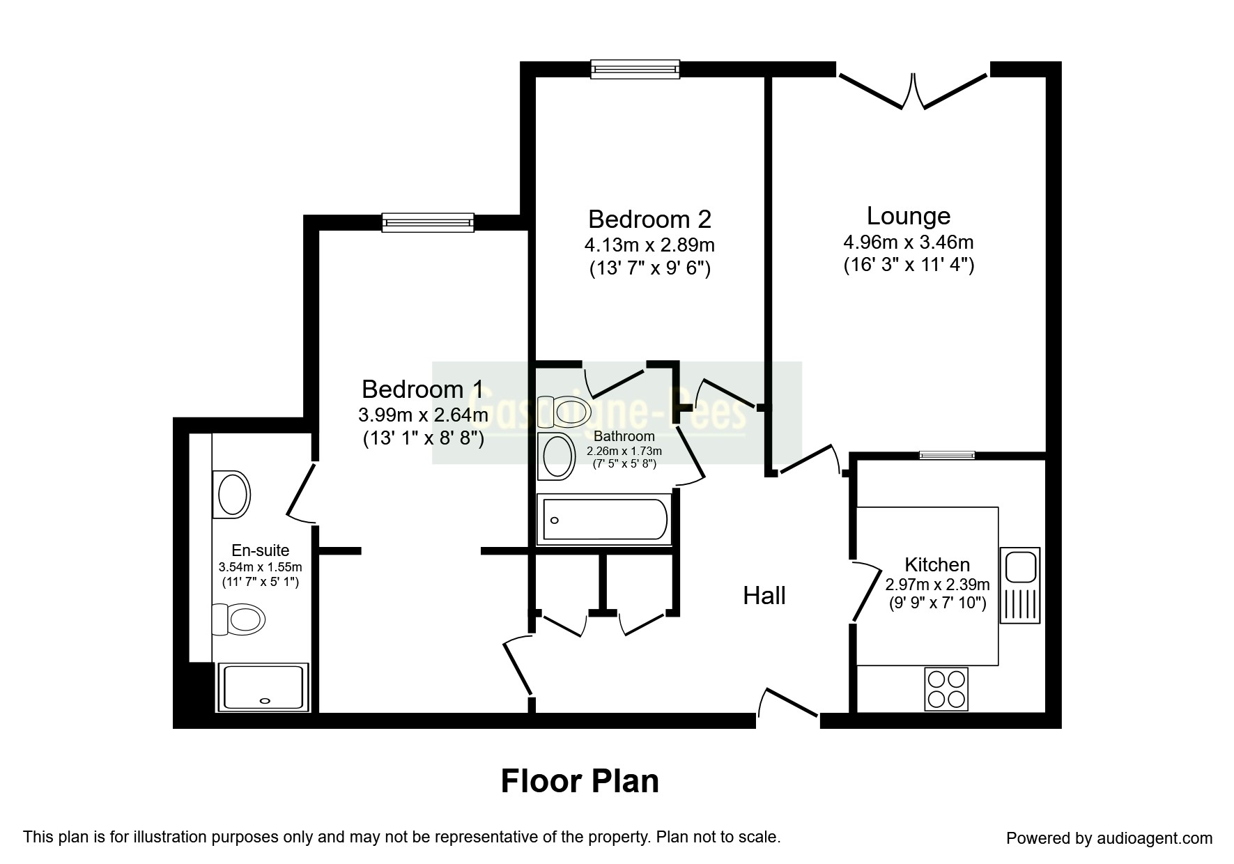 2 Bedrooms Flat to rent in London Road, Guildford GU1