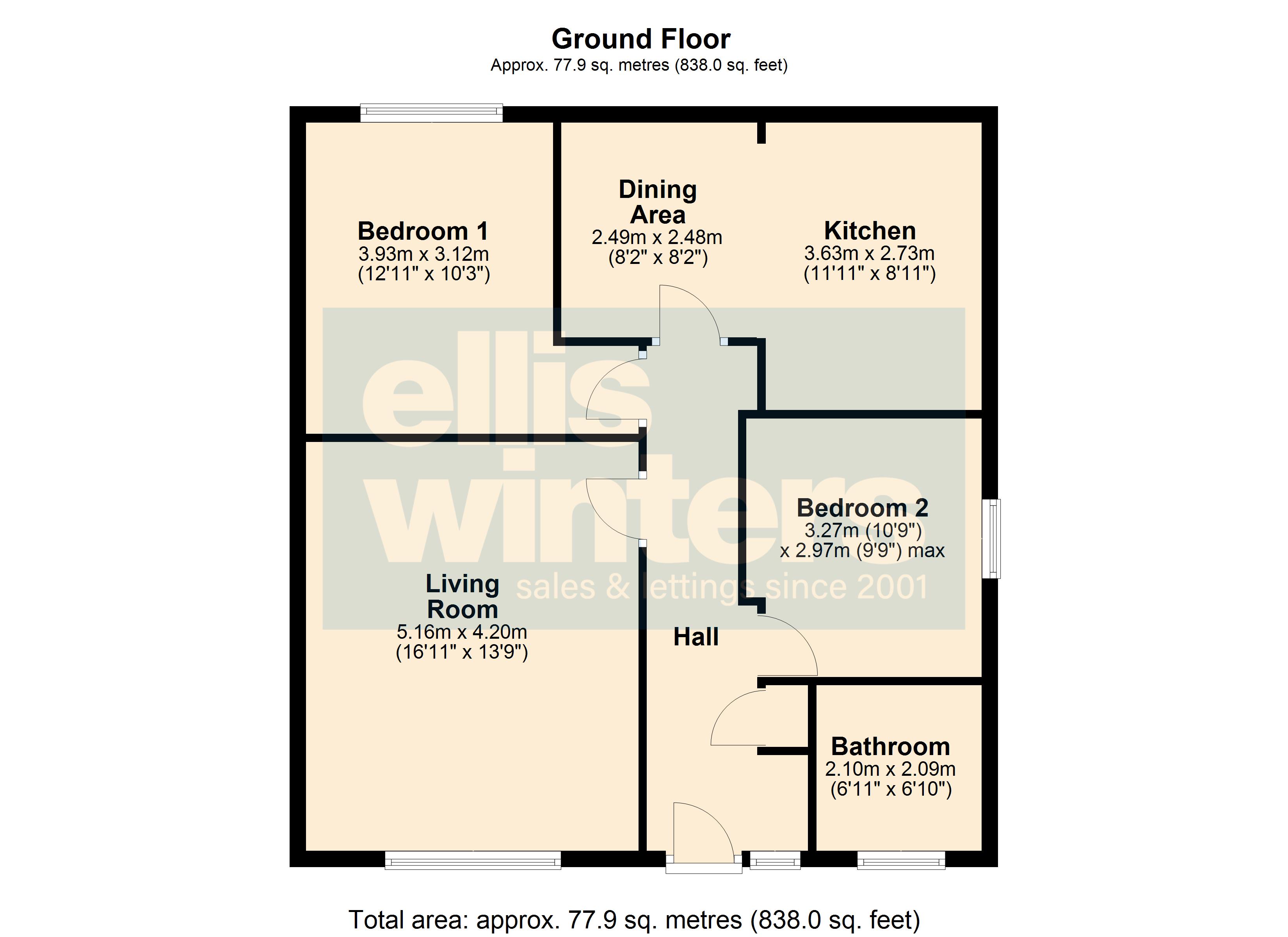 10, Fairview Avenue, Chatteris floorplan