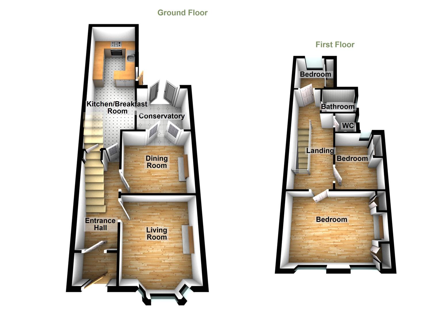 12, Bath Street, Saltburn-By-The-Sea floorplan
