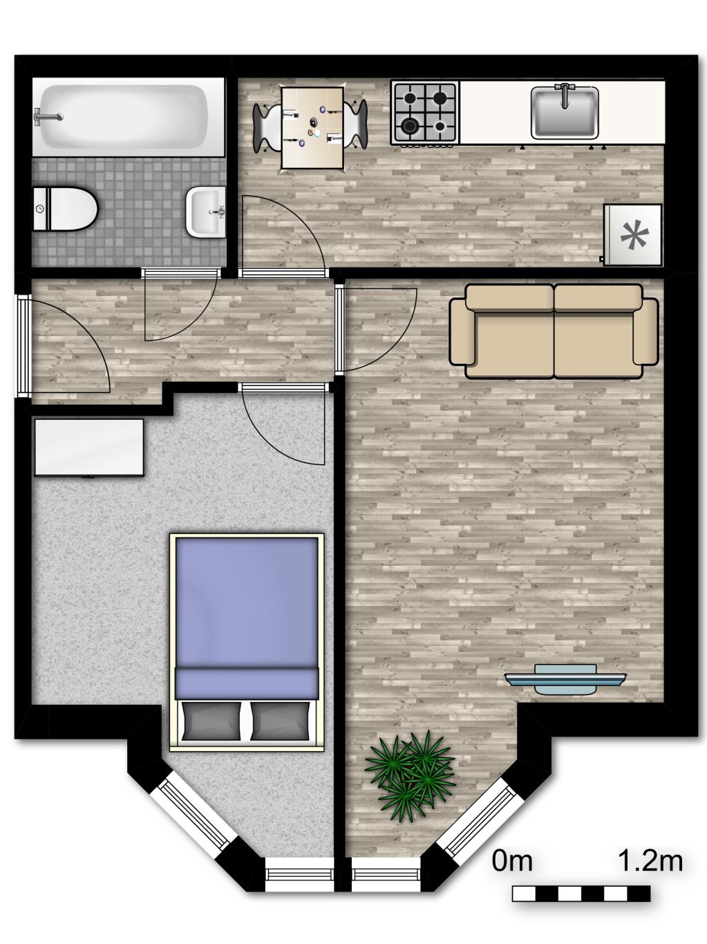 1 Bedrooms Flat to rent in Ferrybridge Road, Castleford WF10