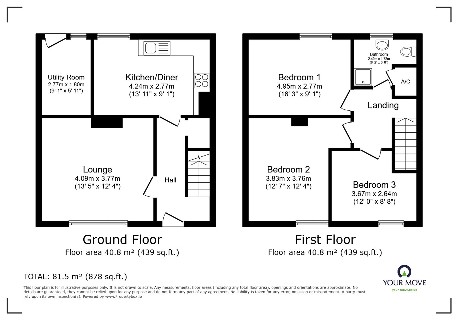 74, Stansmore Road, Staffordshire floorplan