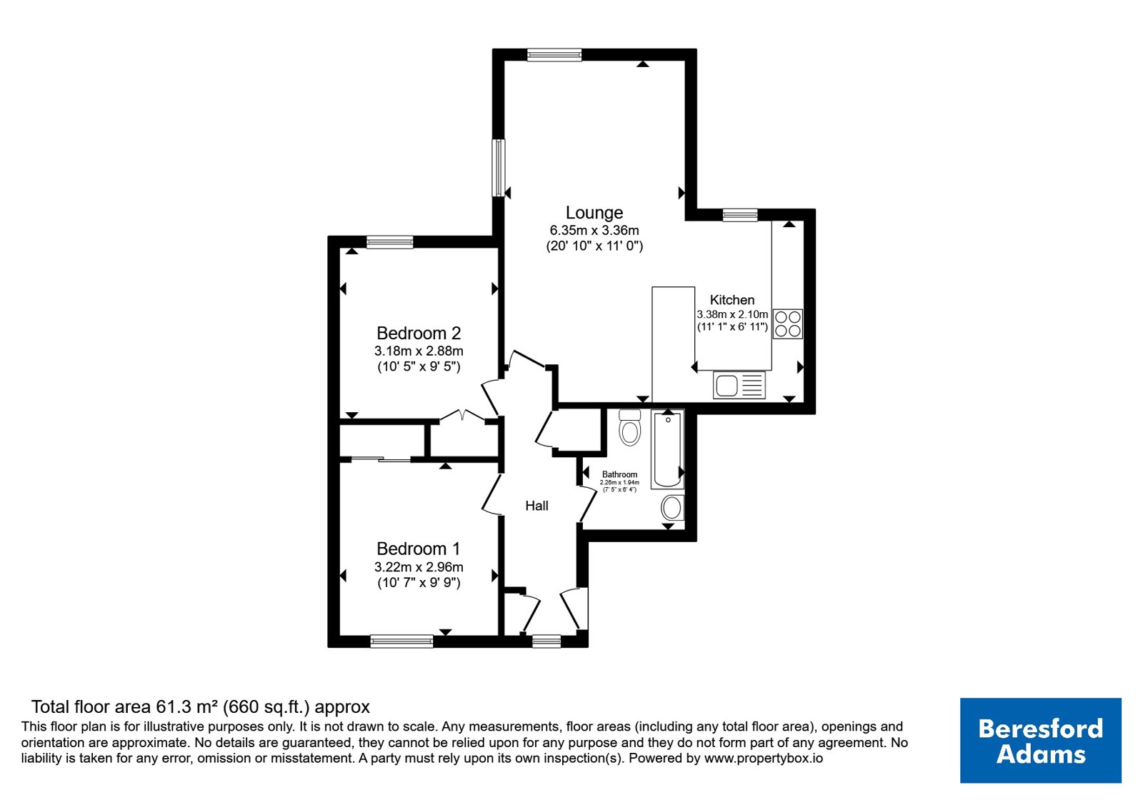 64, Ffordd Glyder, Gwynedd floorplan