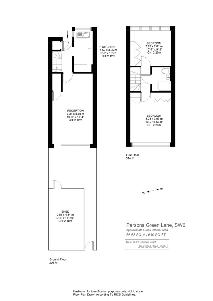 2 Bedrooms  to rent in Parsons Green Lane, London SW6