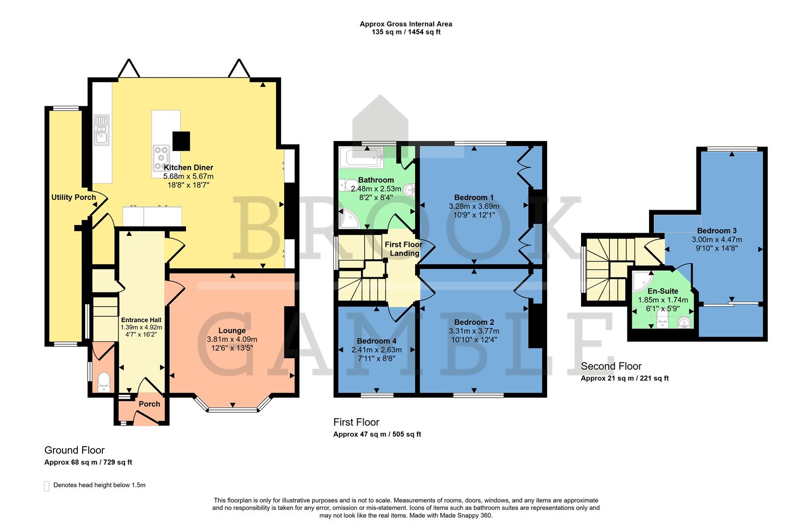 18, Northiam Road, Eastbourne floorplan