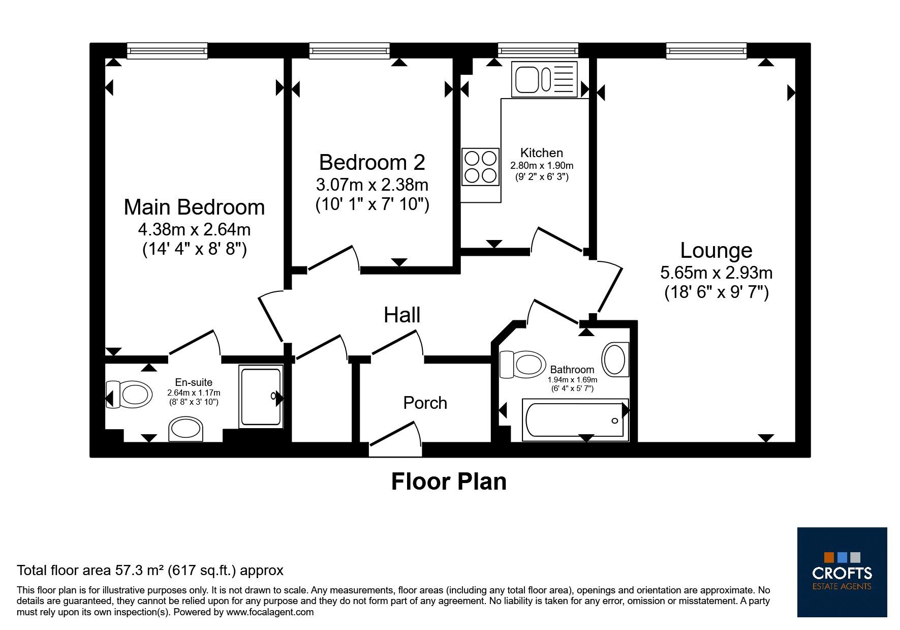 13, Mallard Ings, Louth floorplan