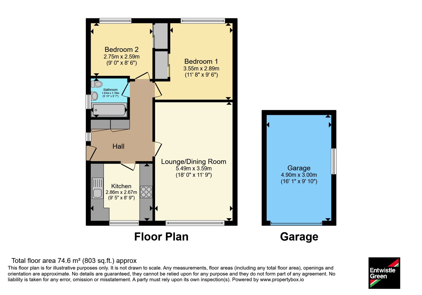 48, Sevenoaks Drive, Lancashire floorplan