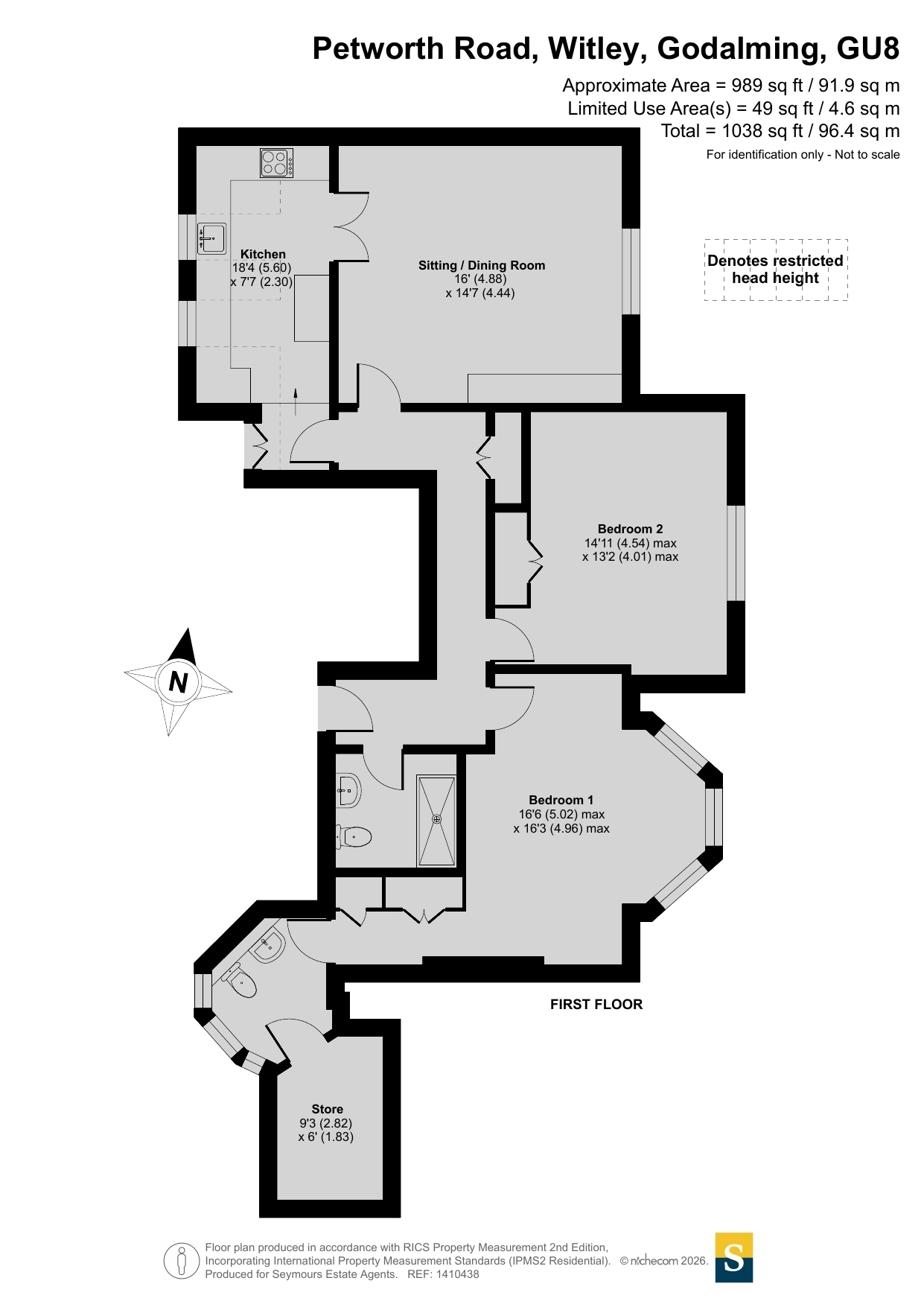 6 The Mount,, Petworth Road, Godalming floorplan