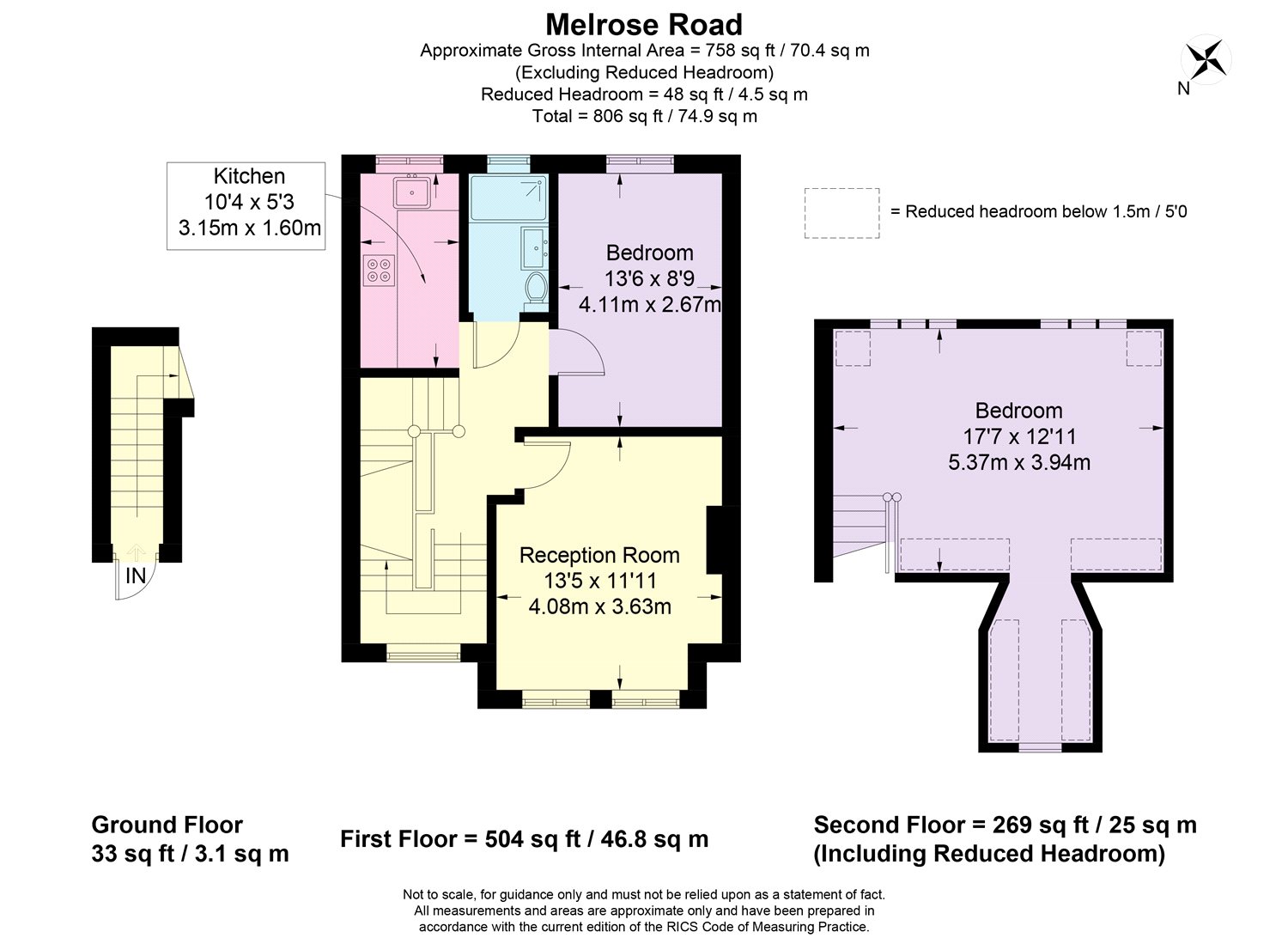 Melrose Road, London floorplan