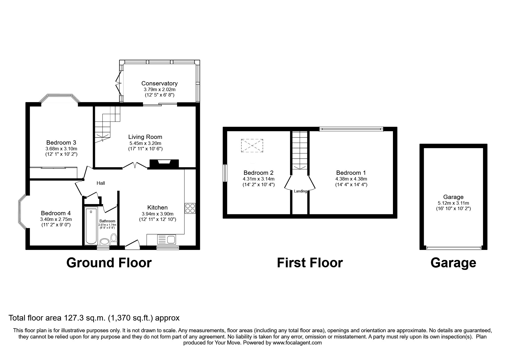 6, Daleside Road, Keighley floorplan