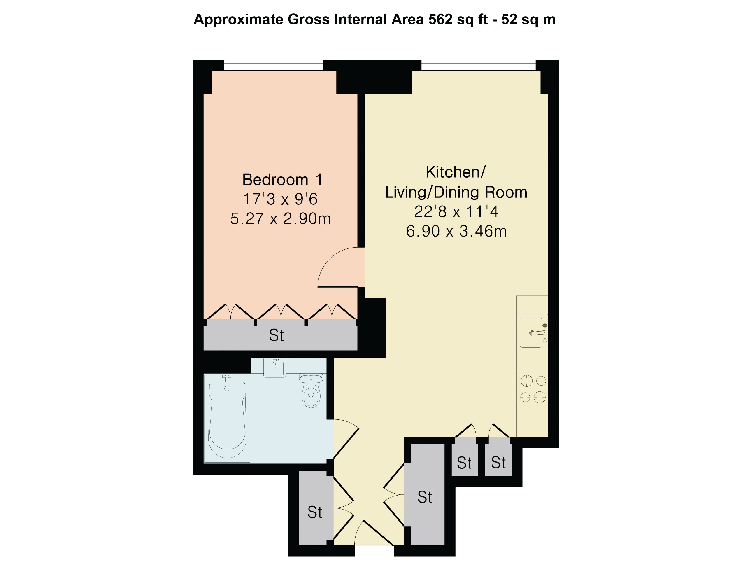 Seagrave Road, London floorplan
