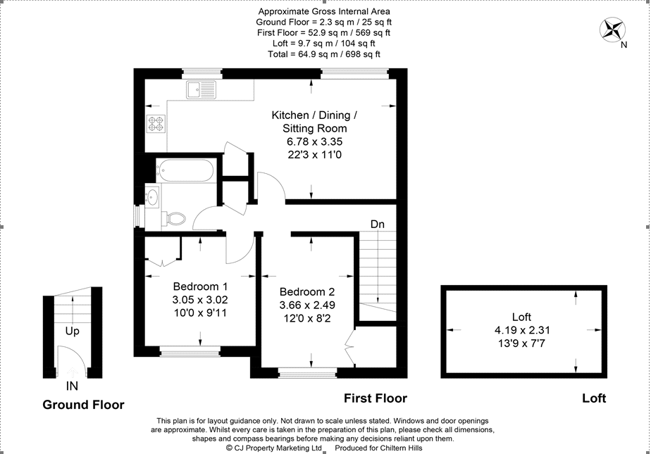 2 Bedrooms Flat for sale in Bridgebank Flats, Kingsmead Road, High Wycombe HP11