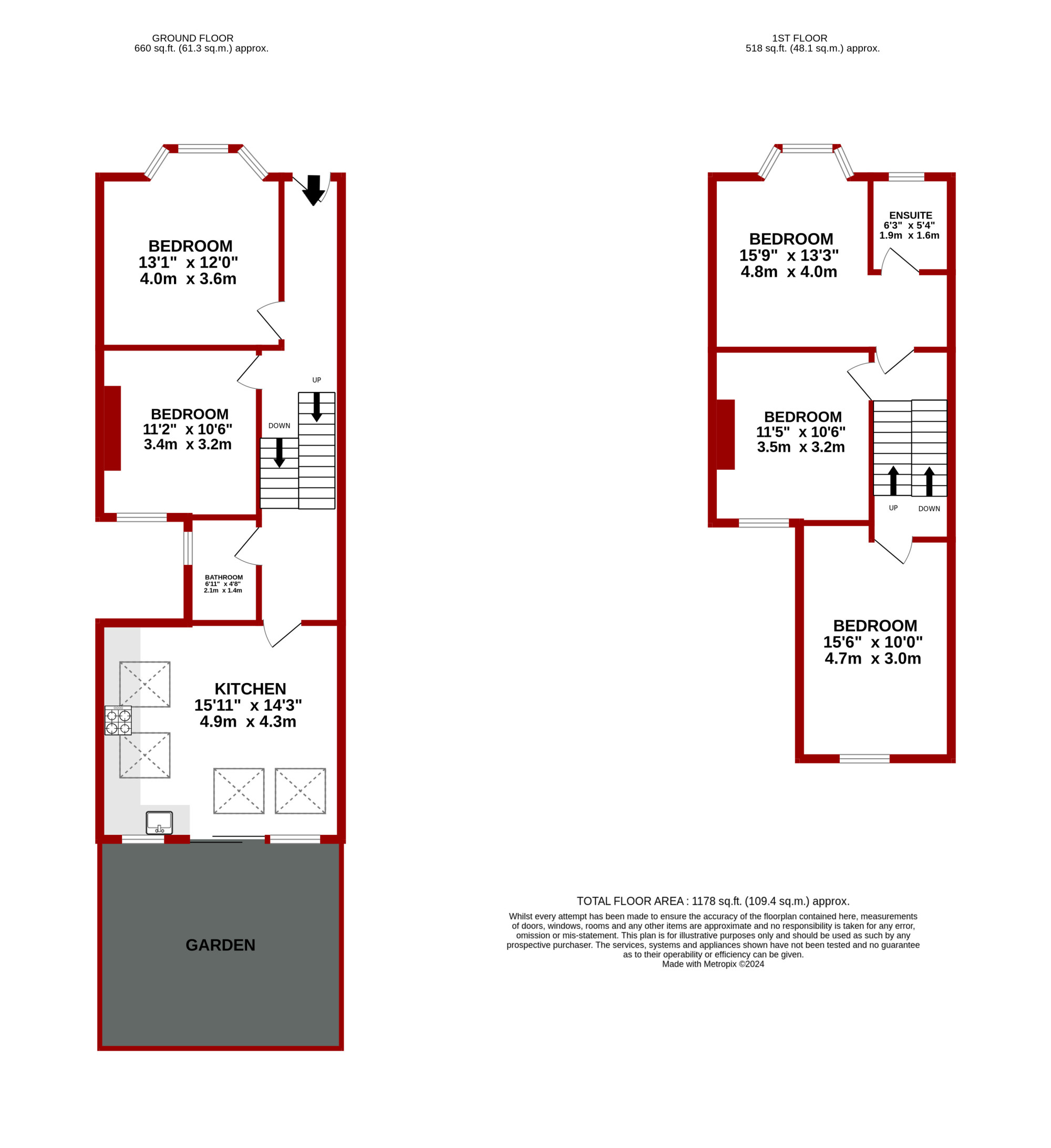 Elderfield Road, Hackney floorplan