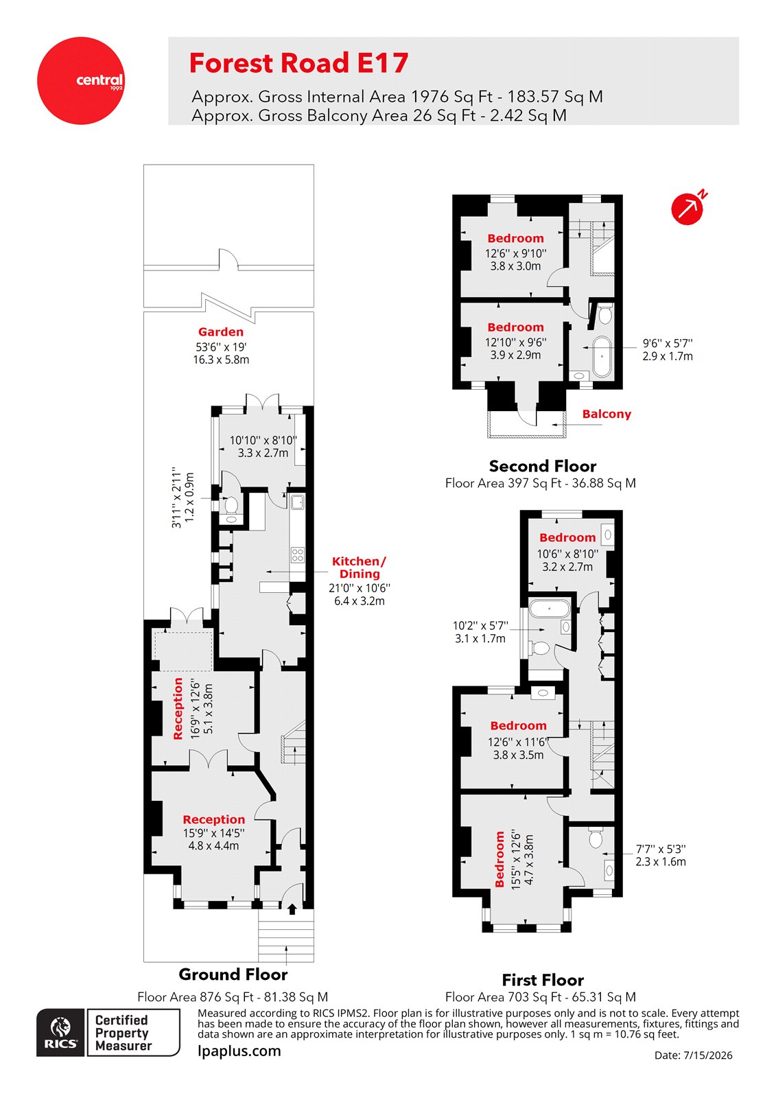 1027, Forest Road, London floorplan