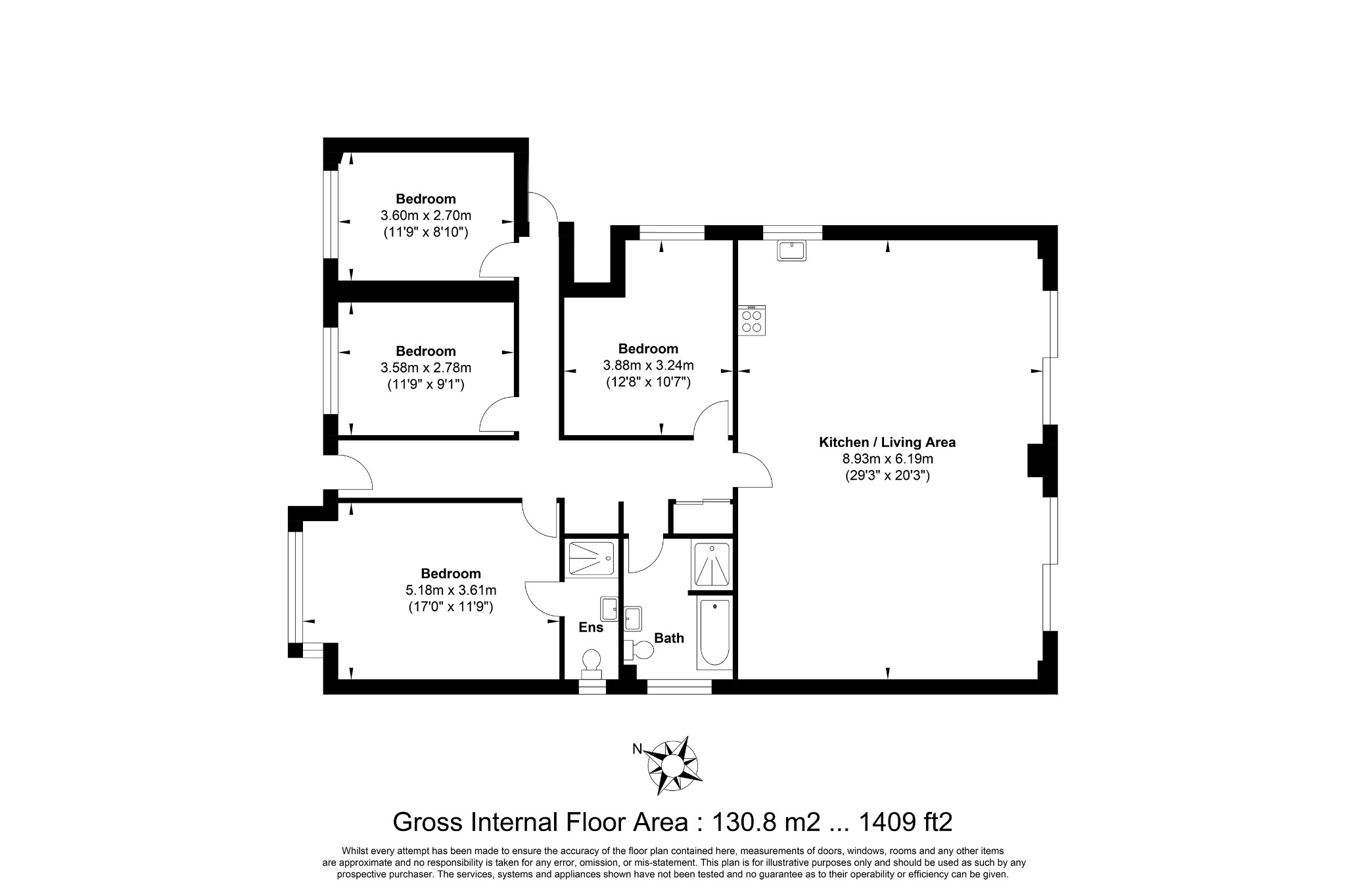 Heartwood, Horsedowns Road, Cornwall floorplan