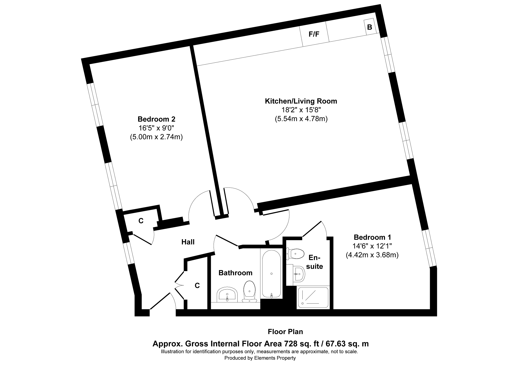 59, Illett Way, Horsham floorplan