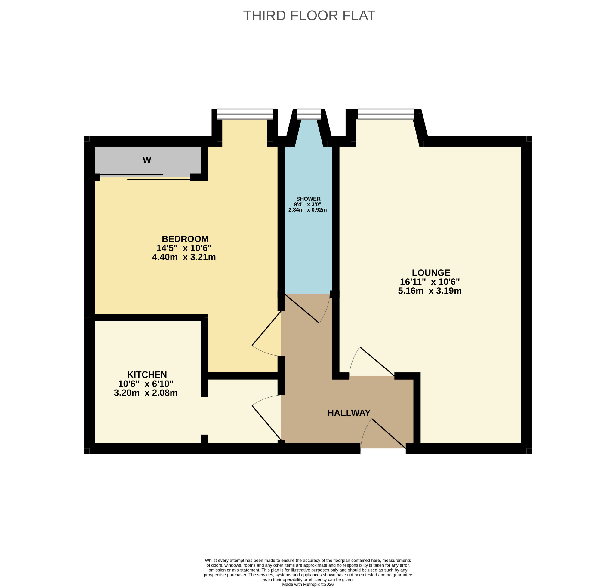 3/2 38 Garry Street, Cathcart, Glasgow floorplan