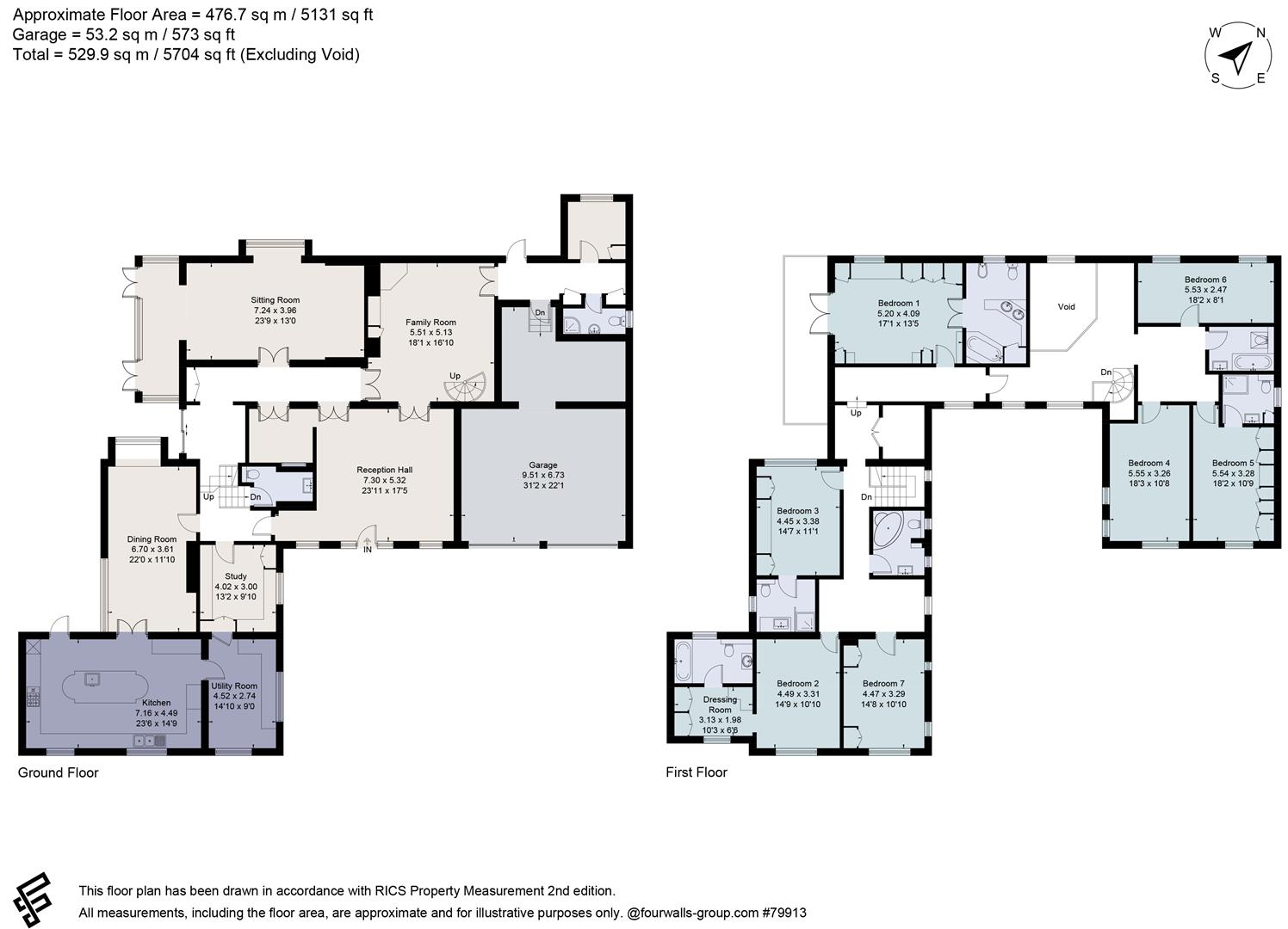 Bears Den, Kingswood, Surrey floorplan