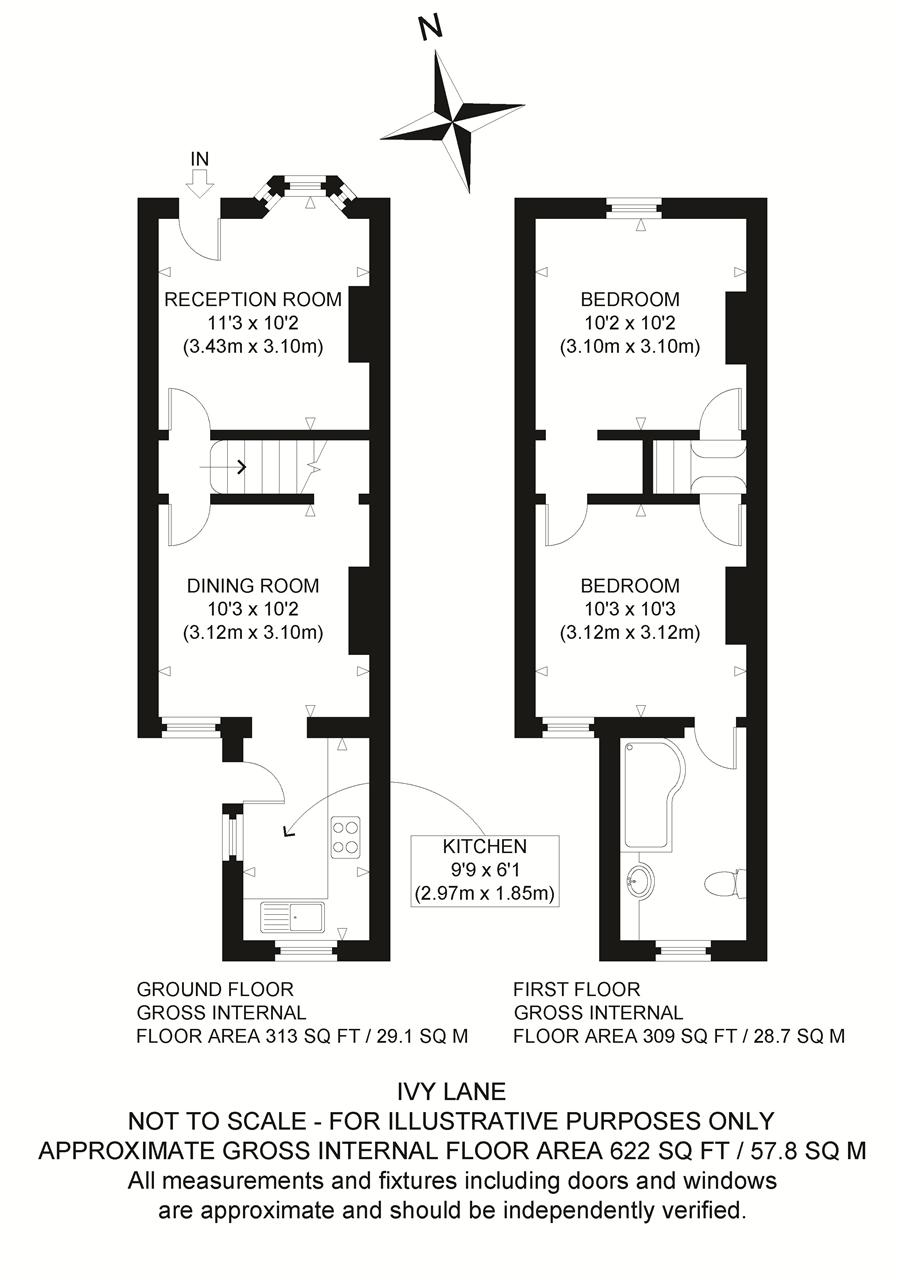 36, Ivy Lane, Canterbury floorplan