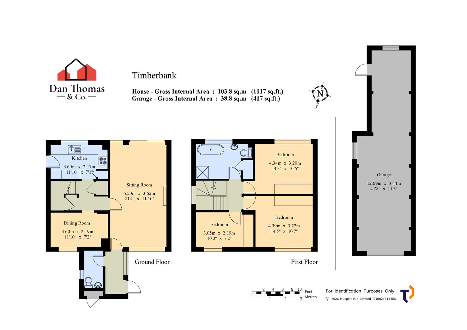 99, Timberbank, Gravesend floorplan