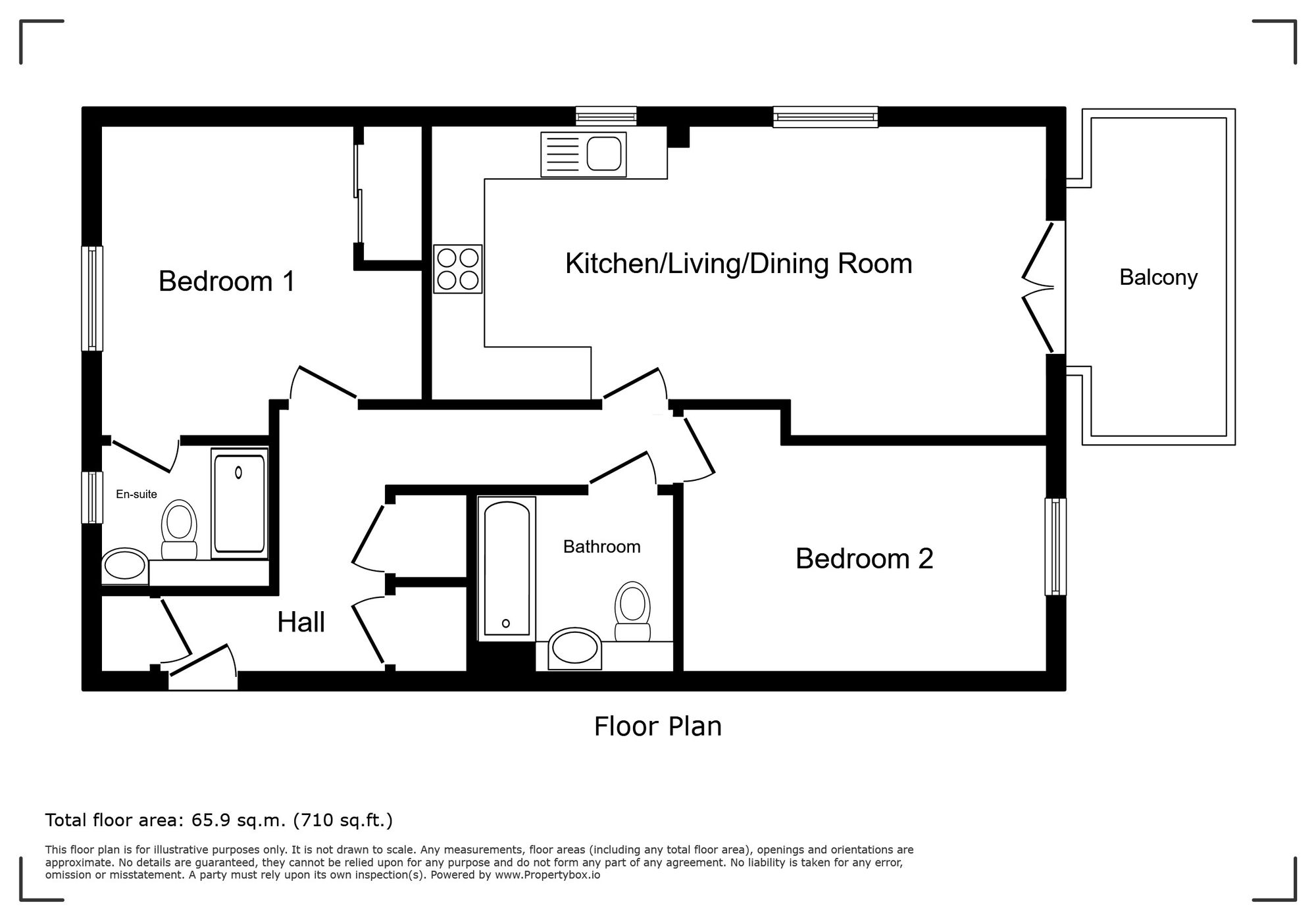 4 Meadowsweet House, Crawley floorplan