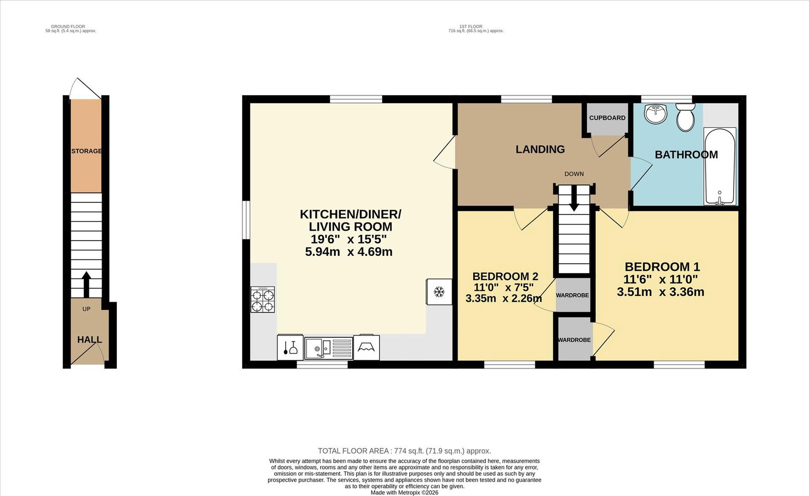 28, Heron Rise, Wymondham floorplan