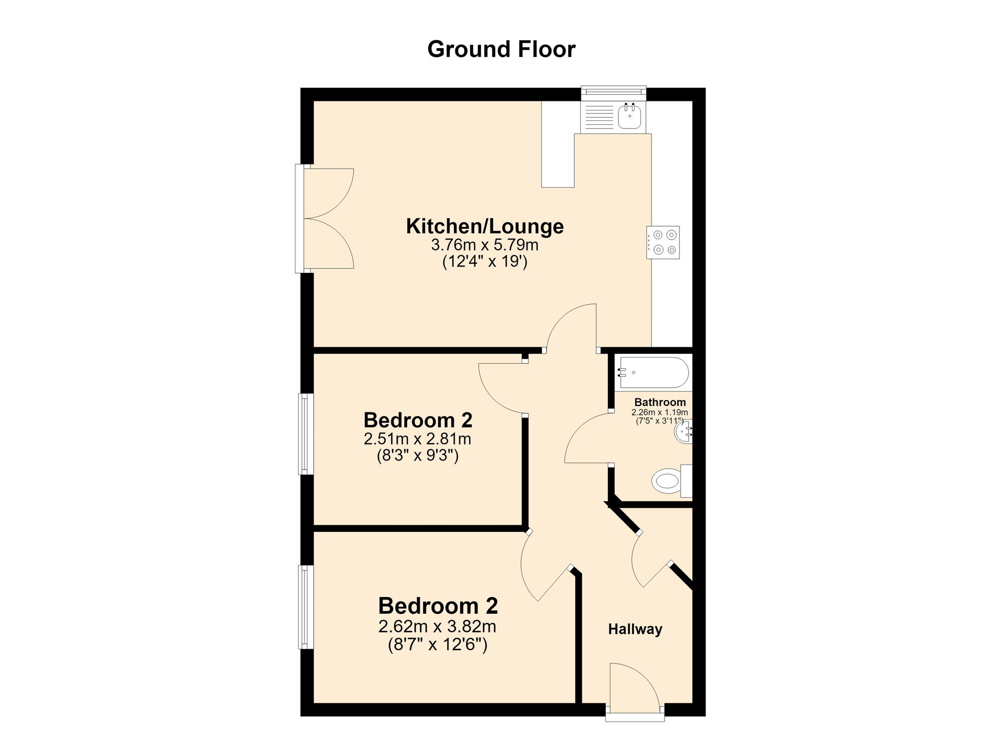 26 Rosewood Way, Peterborough floorplan
