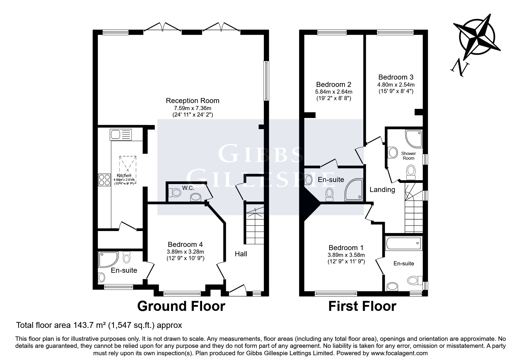 26, Potter Street, Northwood floorplan