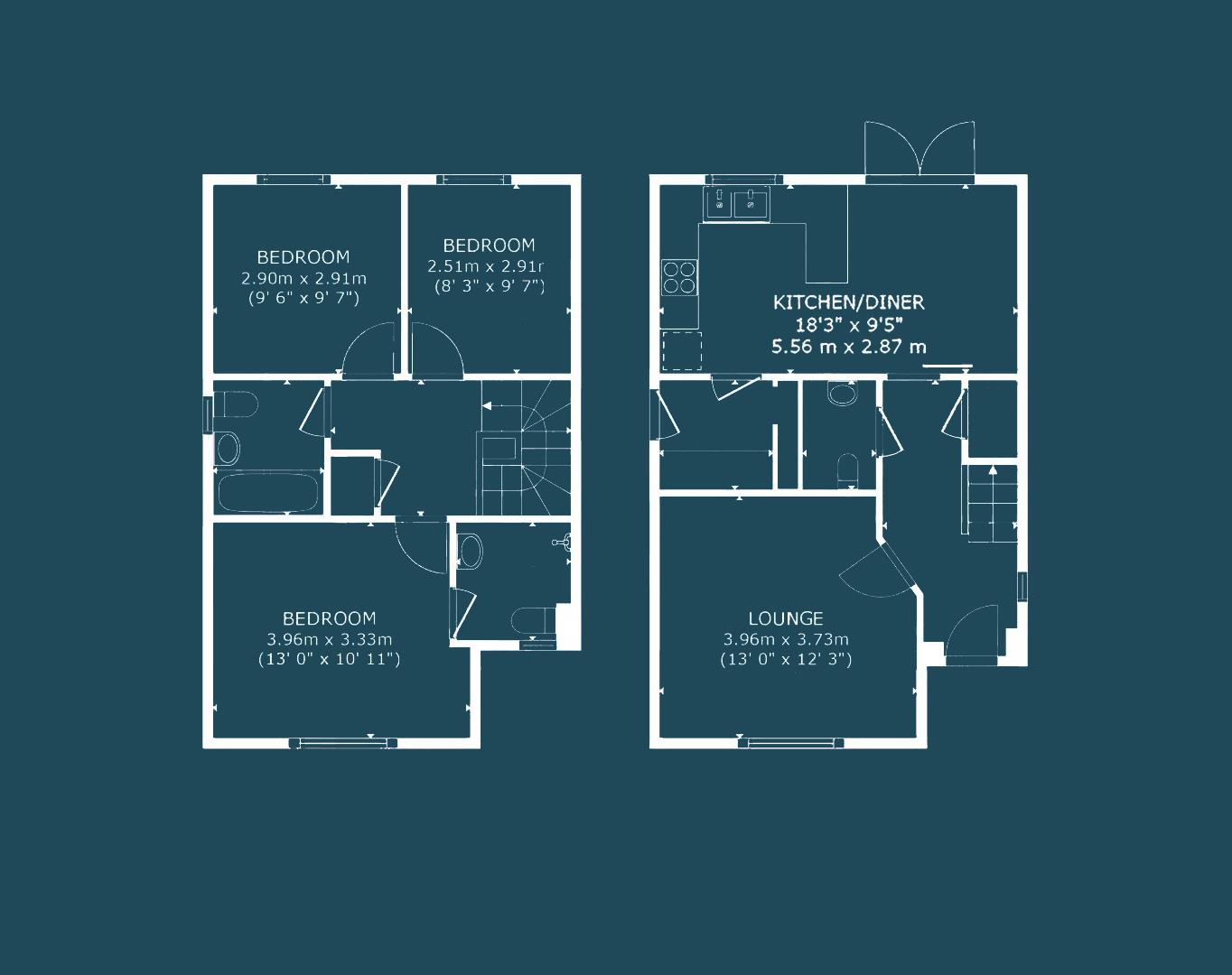 2, Eider Close, Bridgwater floorplan