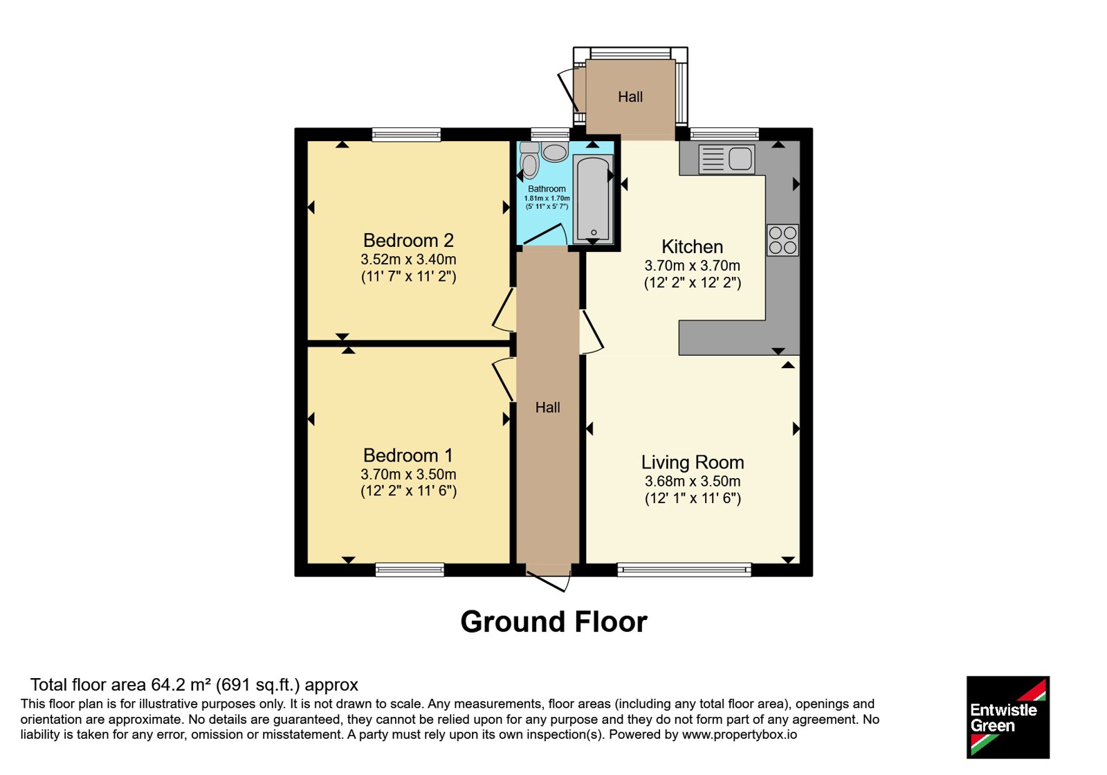 1, Pasturegate Avenue, Lancashire floorplan