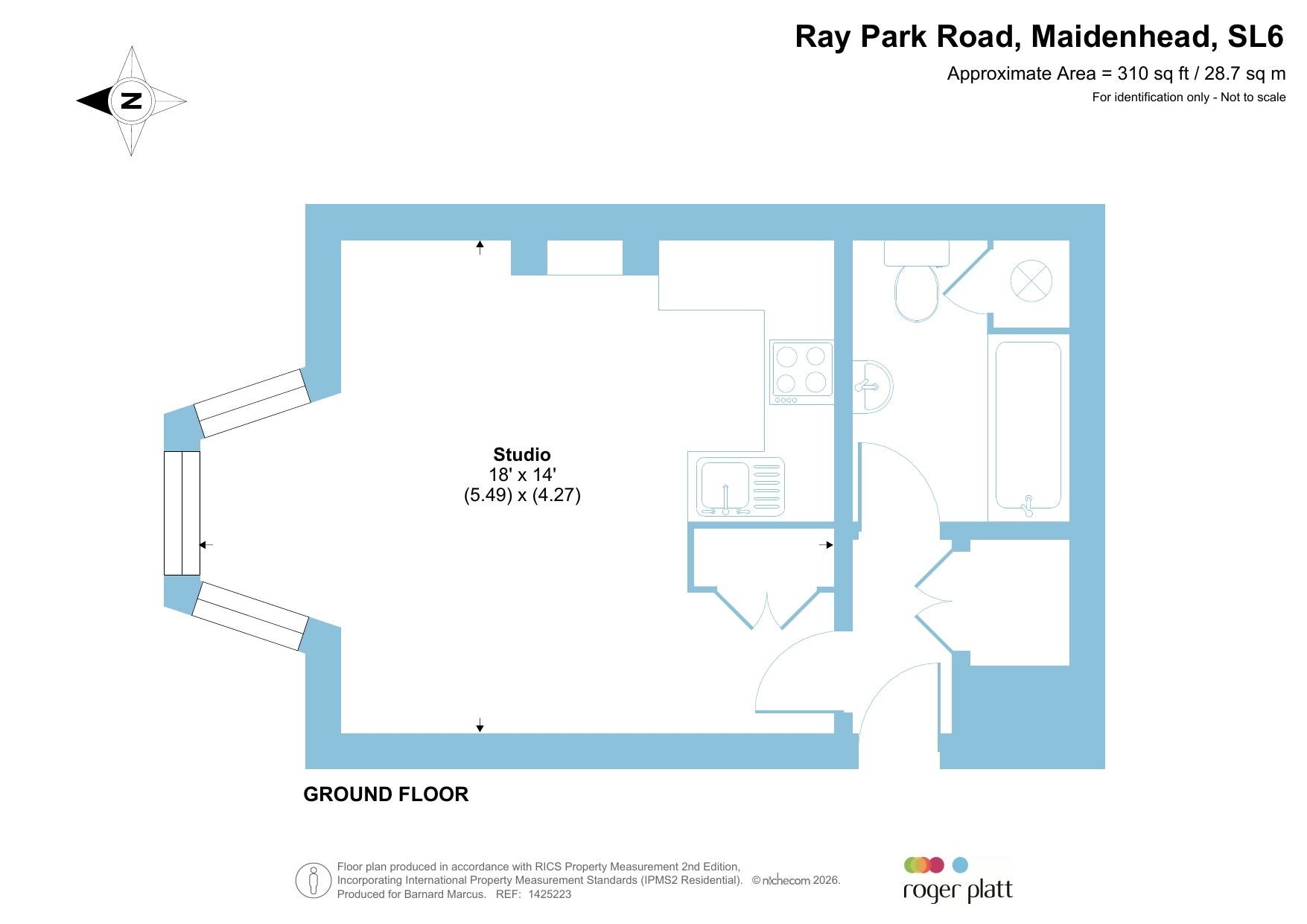 Flat 6, Flint Lodge, Ray Park Road, Maidenhead floorplan
