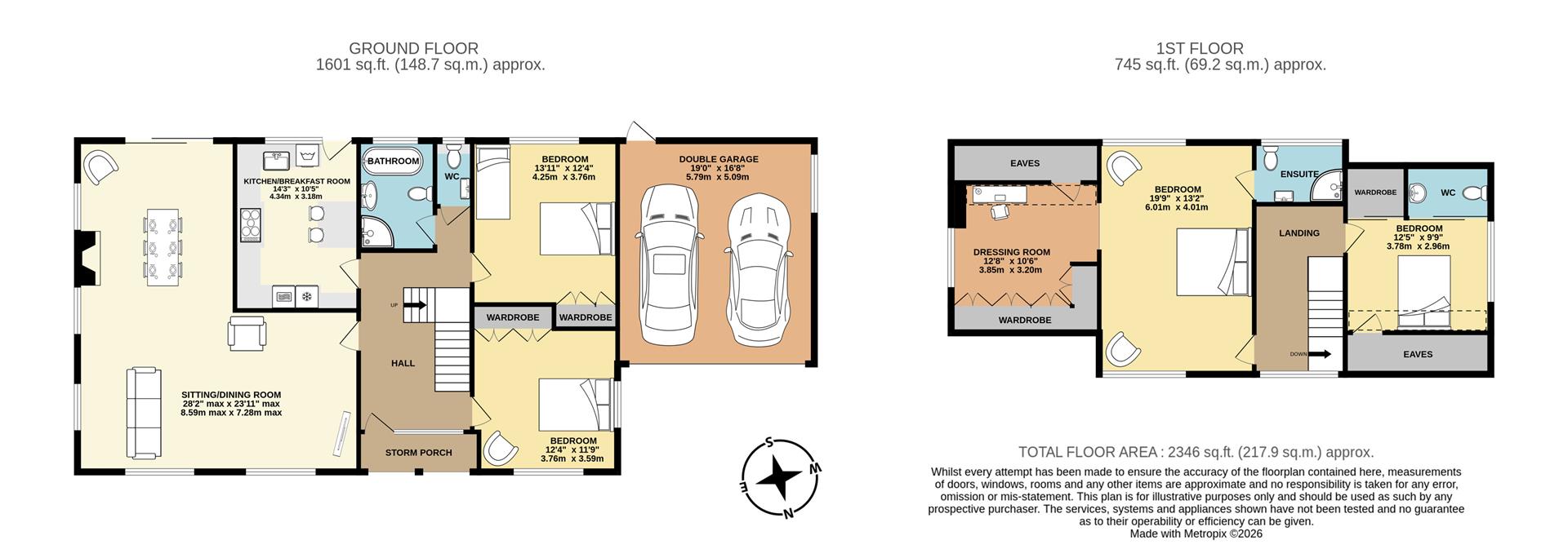 2, Pryors Lane, Bognor Regis floorplan