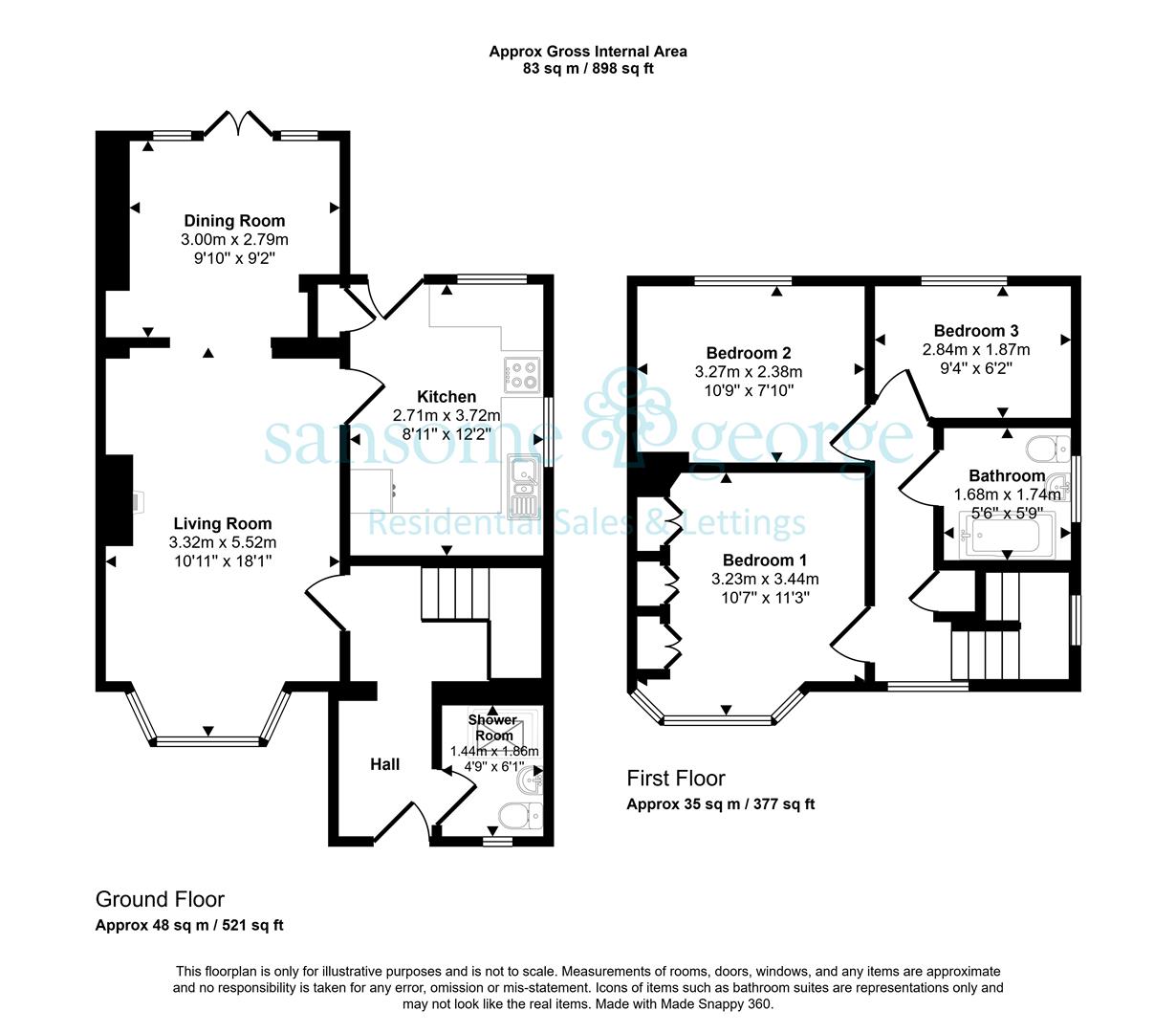 75, Chiltern Road, Reading floorplan