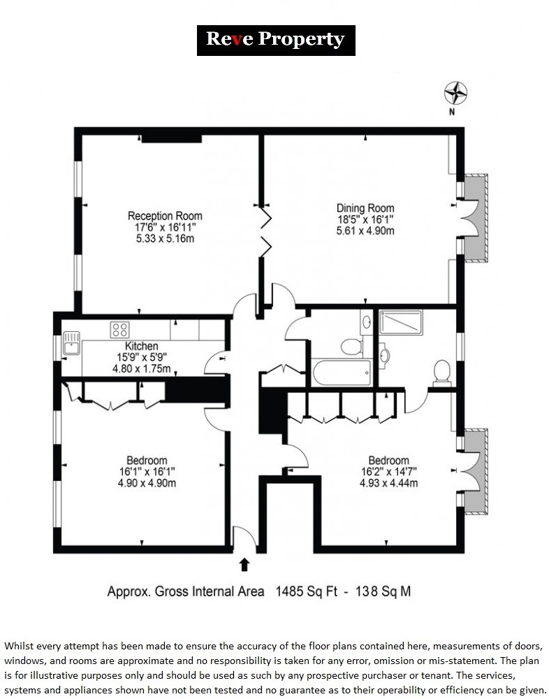Eaton Square, London floorplan