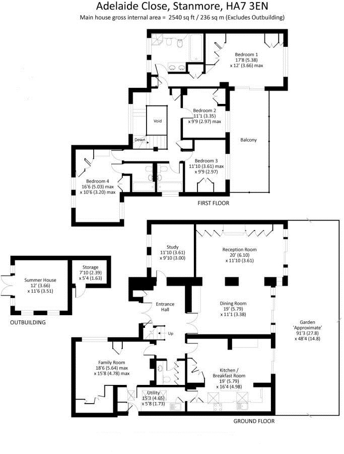 4 Bedrooms Detached house for sale in Adelaide Close, Stanmore HA7