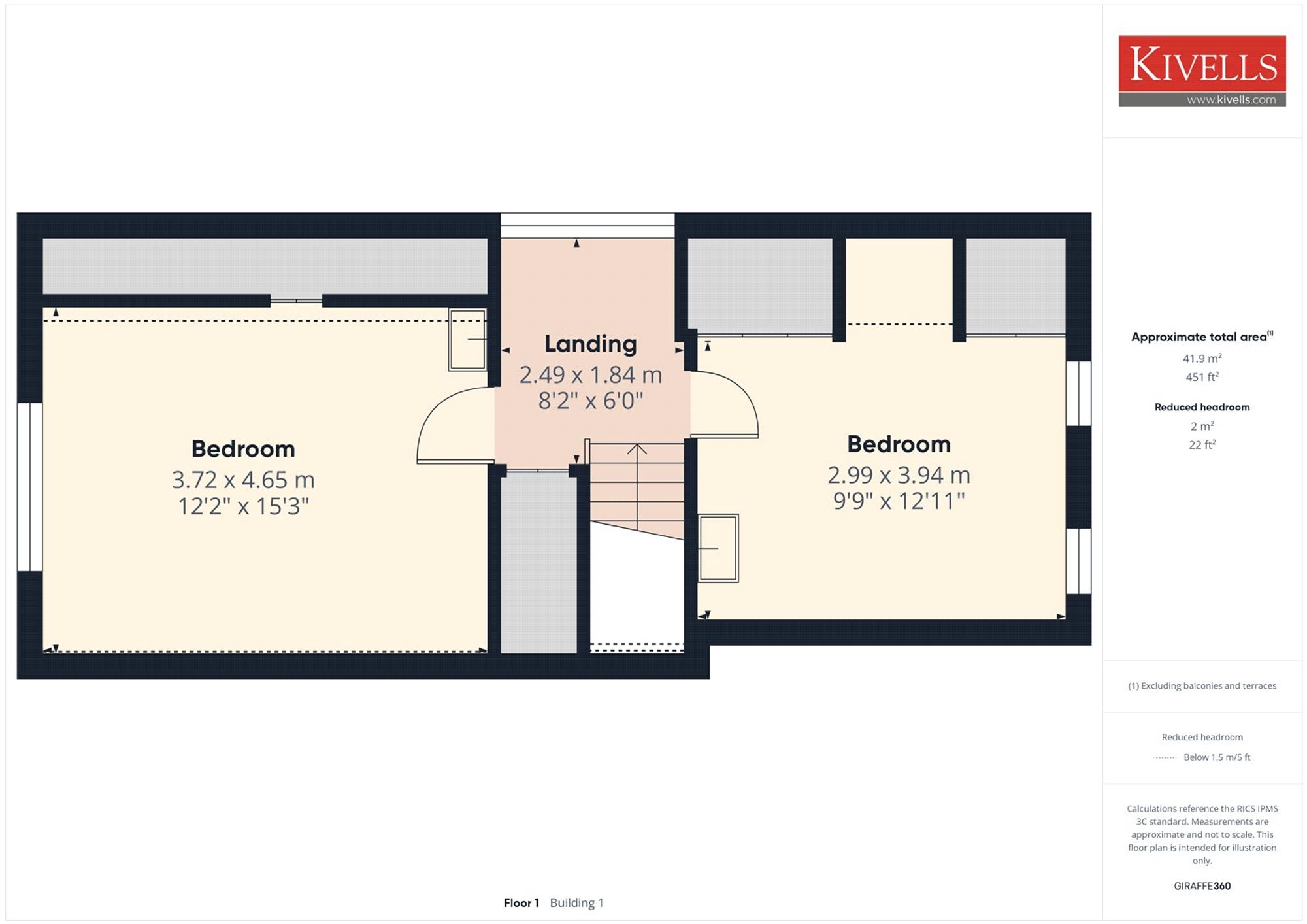 Budaire Bungalow, Beaworthy floorplan