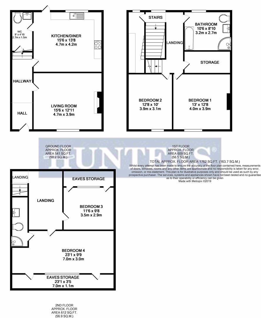 38, Wellington Road, Ilkley floorplan