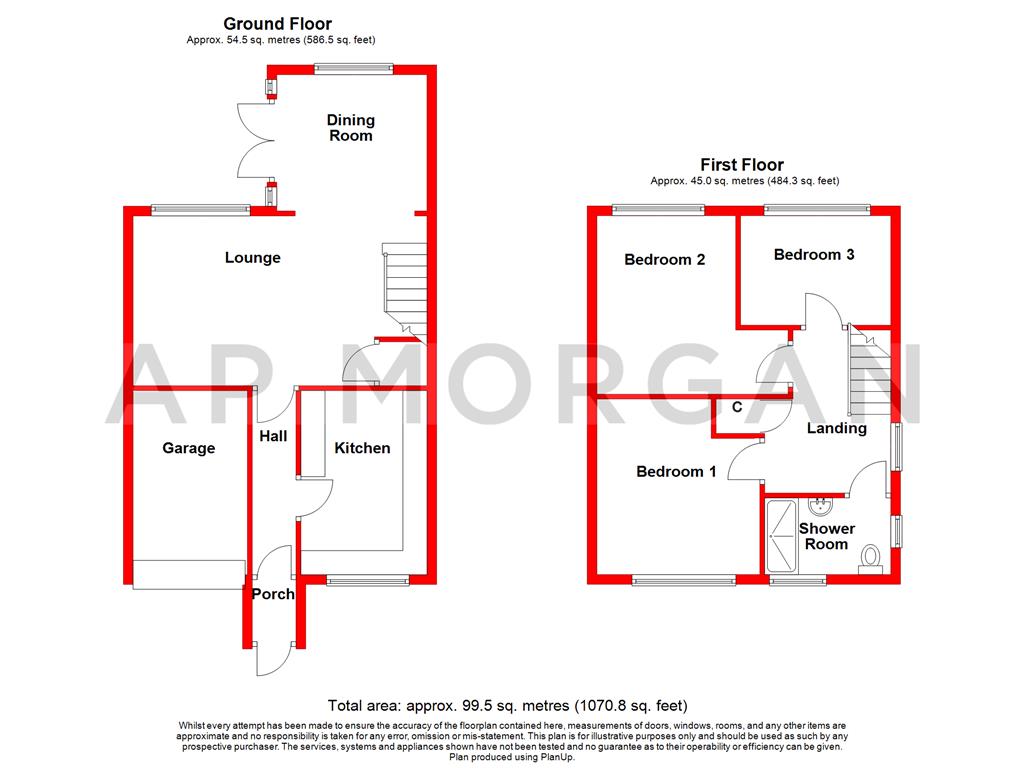19, Sandstone Avenue, Rednal floorplan