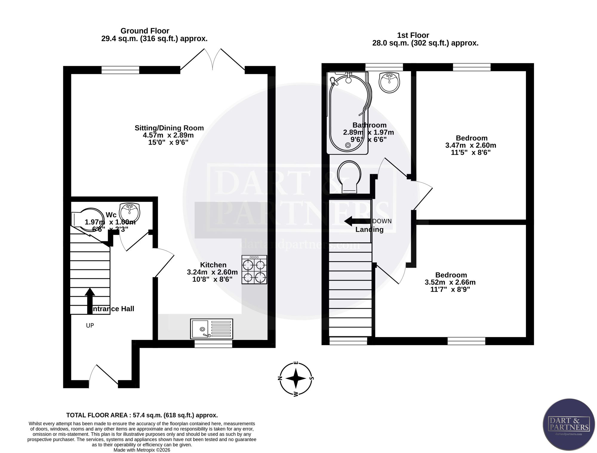24a Fourth Avenue, Teignmouth floorplan
