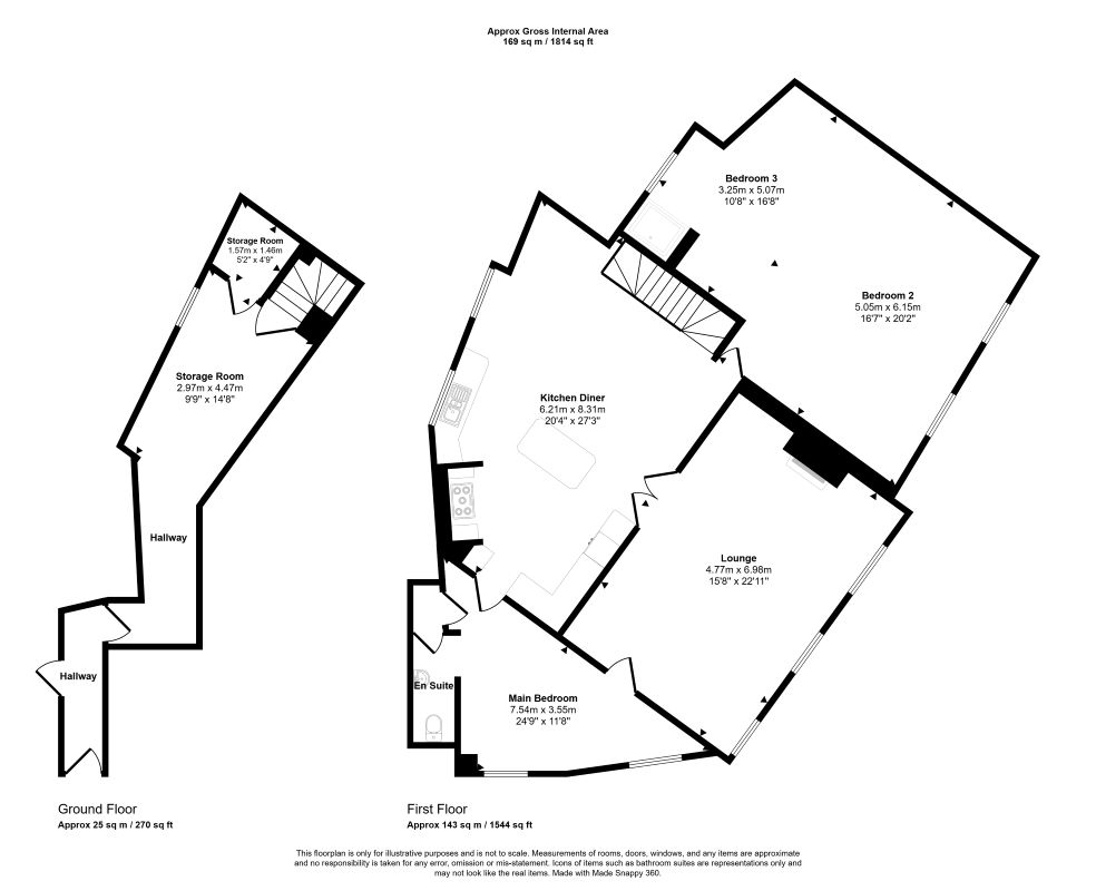 2, Broad Street, St. Columb floorplan