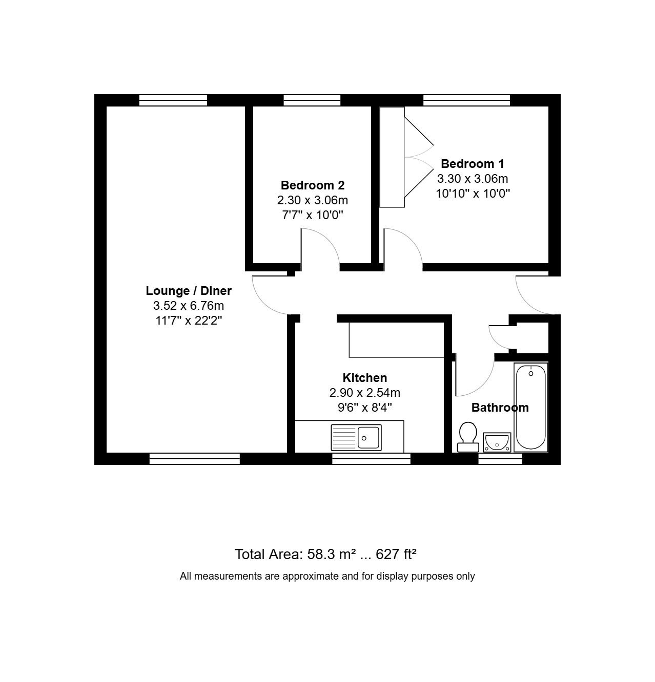 9, Low Road, King's Lynn floorplan