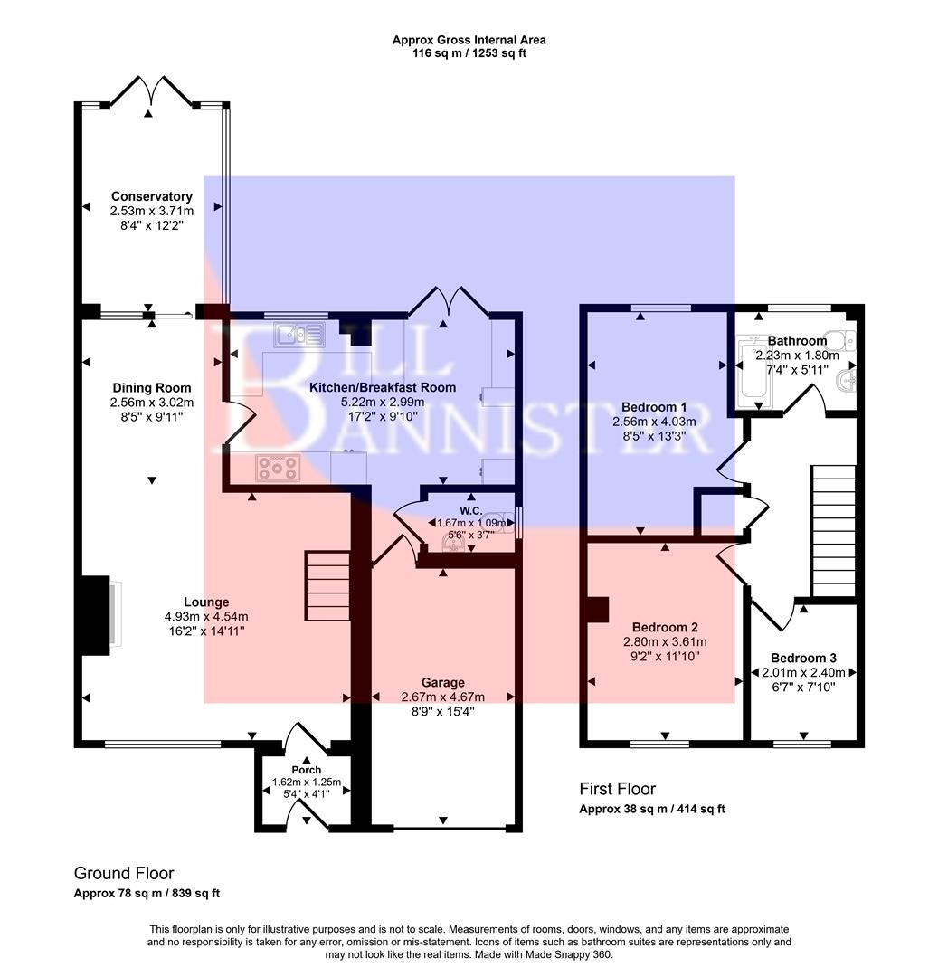 122, Sunnyside Parc, Redruth floorplan