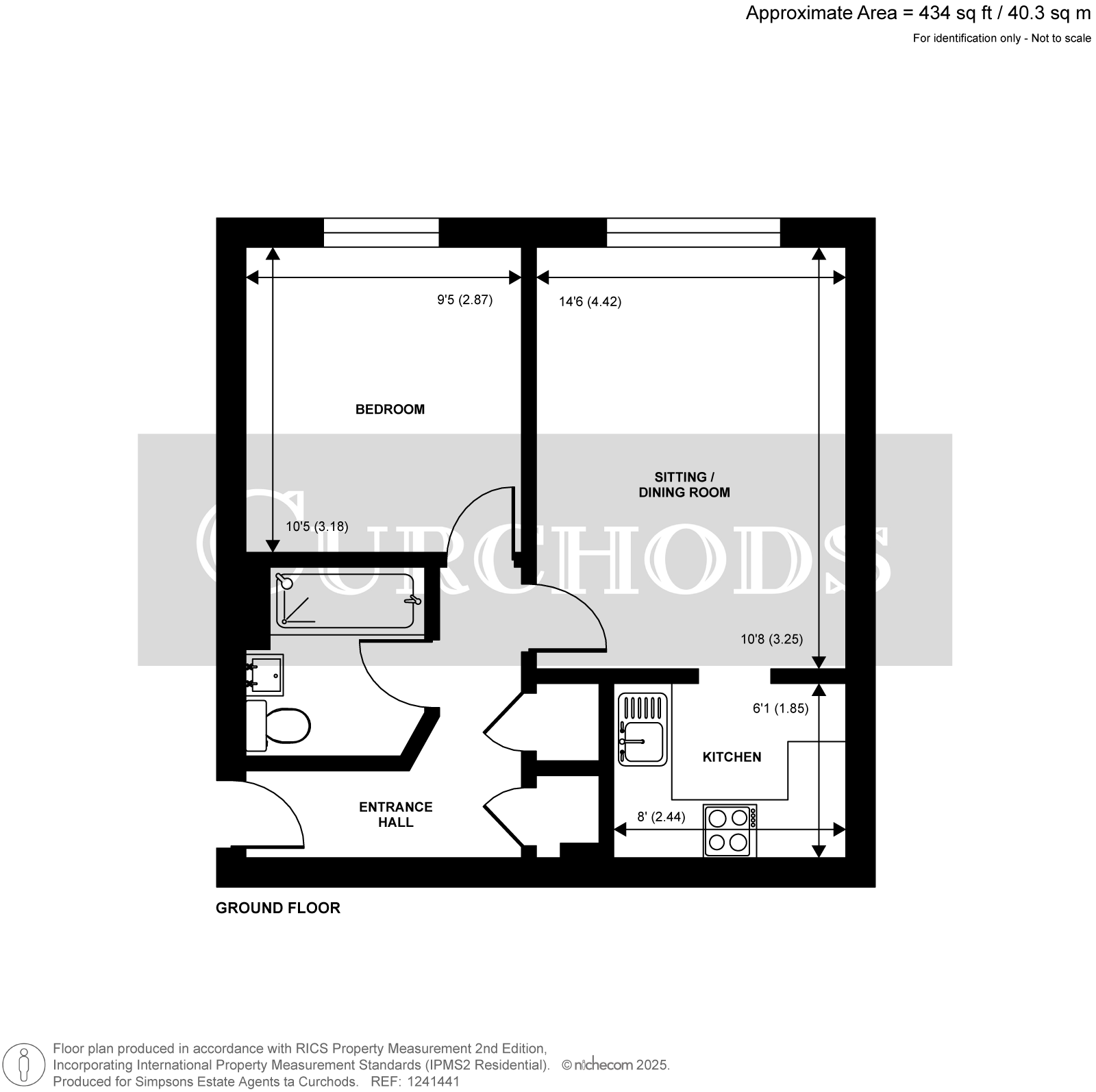 Flat 3, Wildbank Court,, White Rose Lane, Woking floorplan