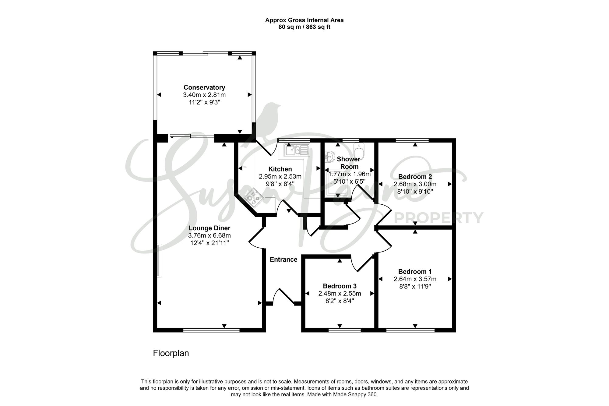 18 Lark Rise, Newport floorplan