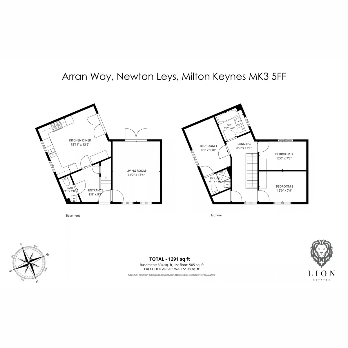 8, Arran Way, Milton Keynes floorplan