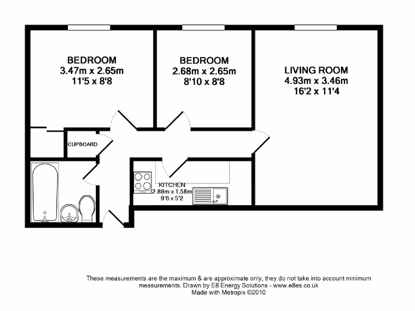 8 Castle Mews, St Thomas' Street, Oxford floorplan