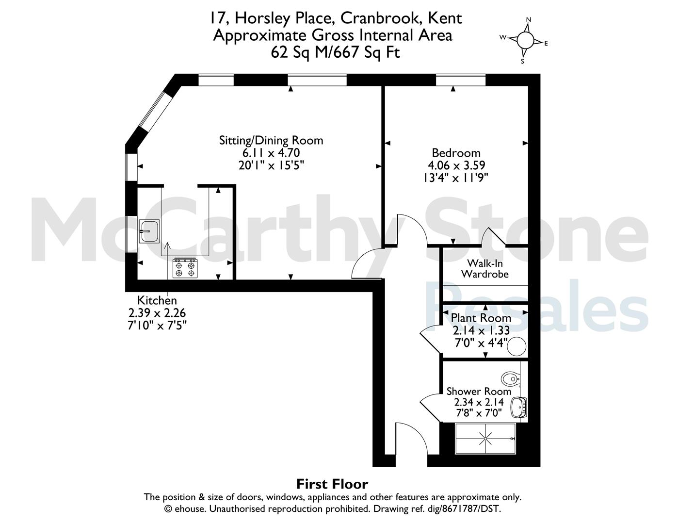 17 Horsley Place, High Street, Cranbrook floorplan